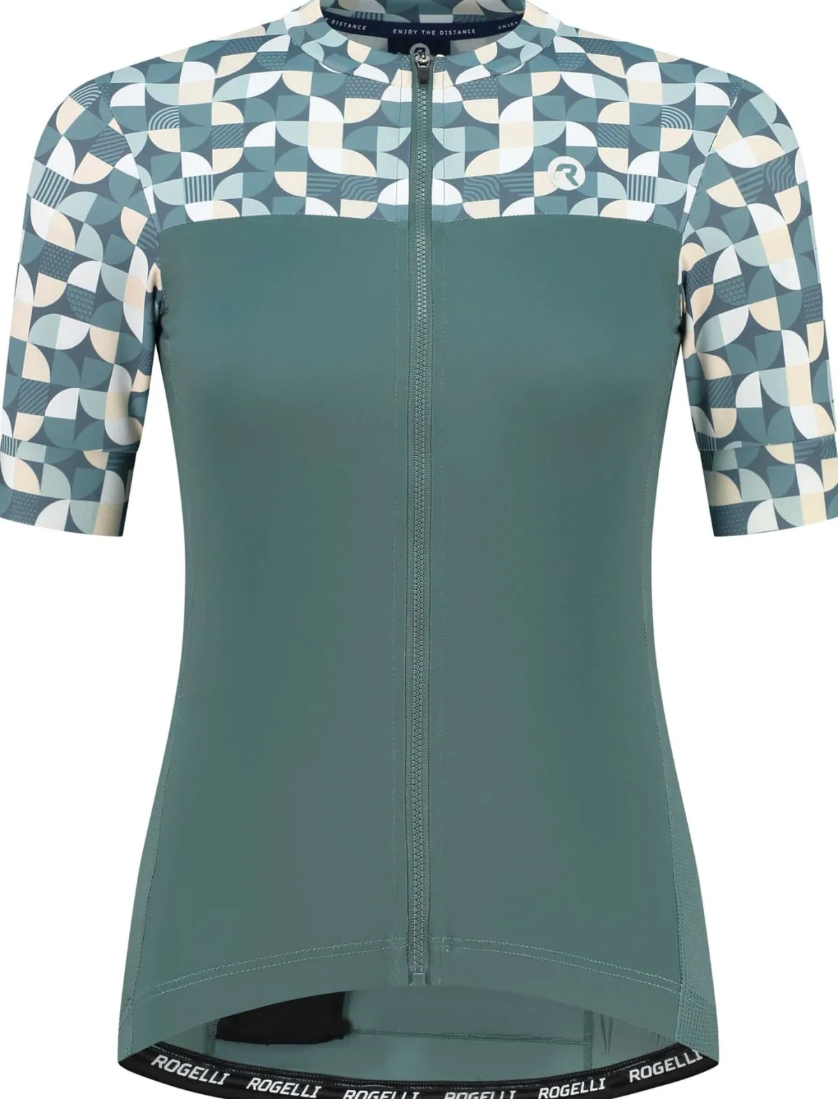 Rogelli Łyżworolki | Wszystkie Produkty<DamskakoszulkakolarskaESSENTIALGRAPHICzkrótkimrękawem,zielona