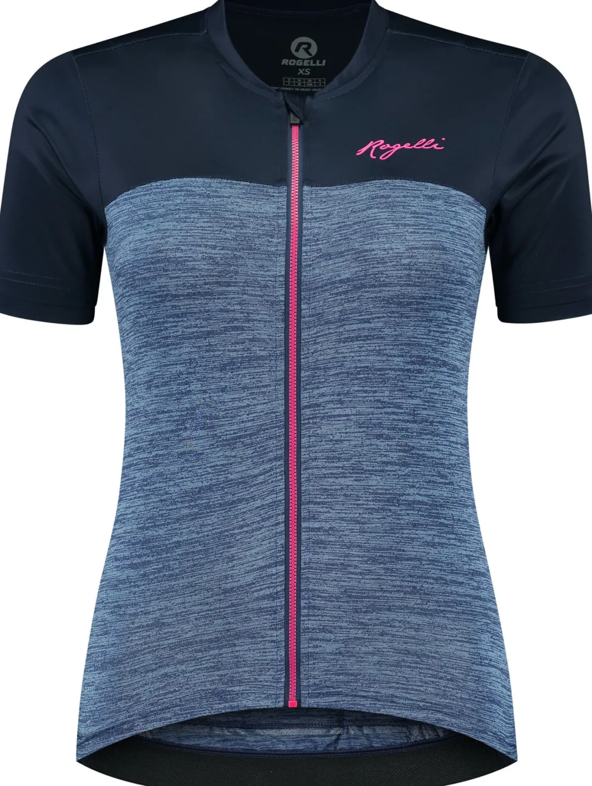 Rogelli Łyżworolki | Wszystkie Produkty<DamskakoszulkakolarskaMELANGEzkrótkimrękawem,niebiesko-różowa