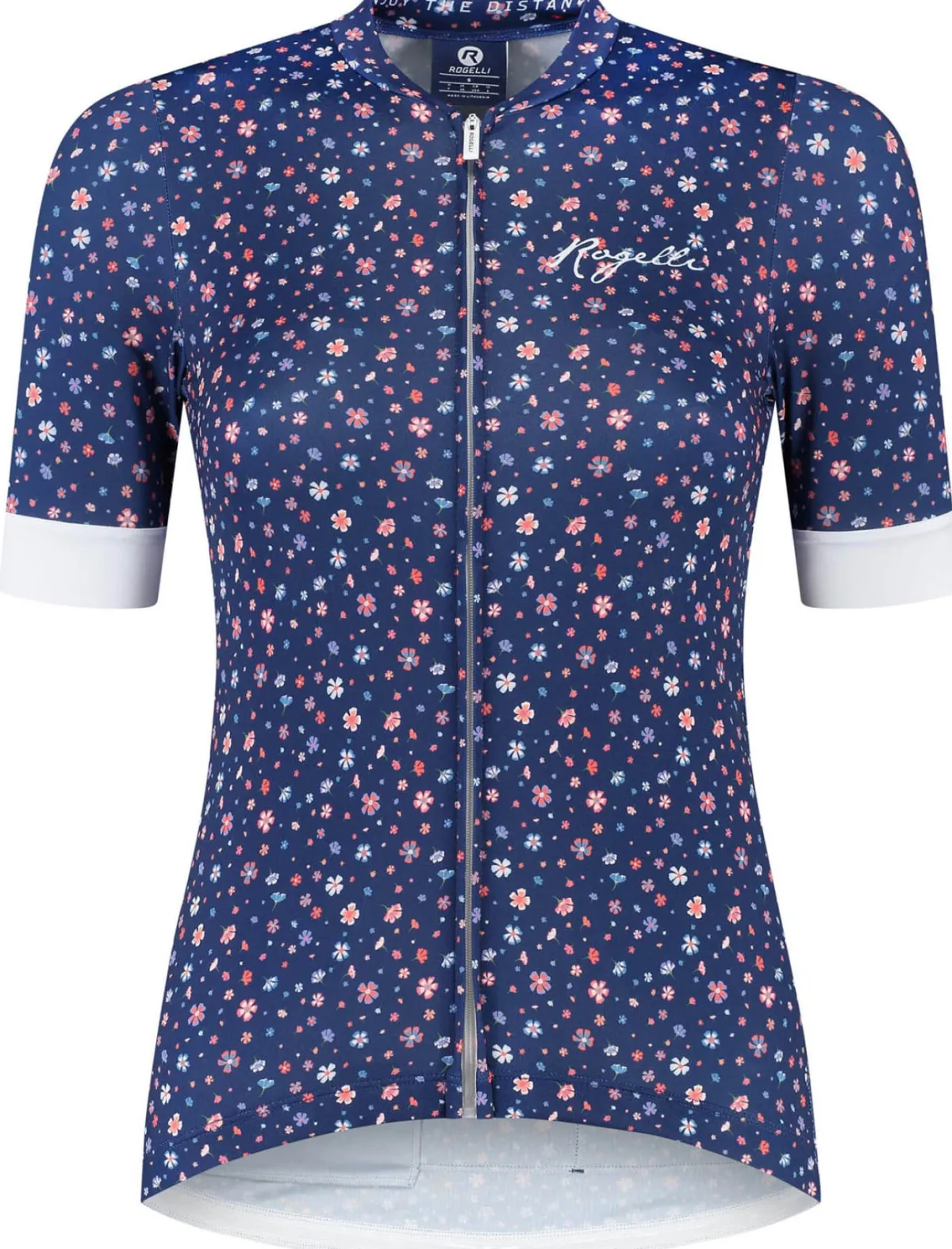 Rogelli Łyżworolki | Wszystkie Produkty<DamskakoszulkarowerowaLILYzkrótkimrękawem,niebiesko-biała