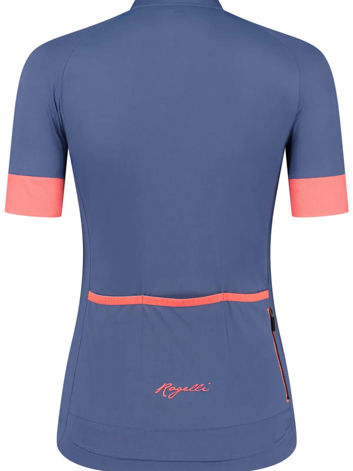 Rogelli Łyżworolki | Wszystkie Produkty<DamskakoszulkarowerowaMODESTAzkrótkimrękawem,niebiesko-koralowa