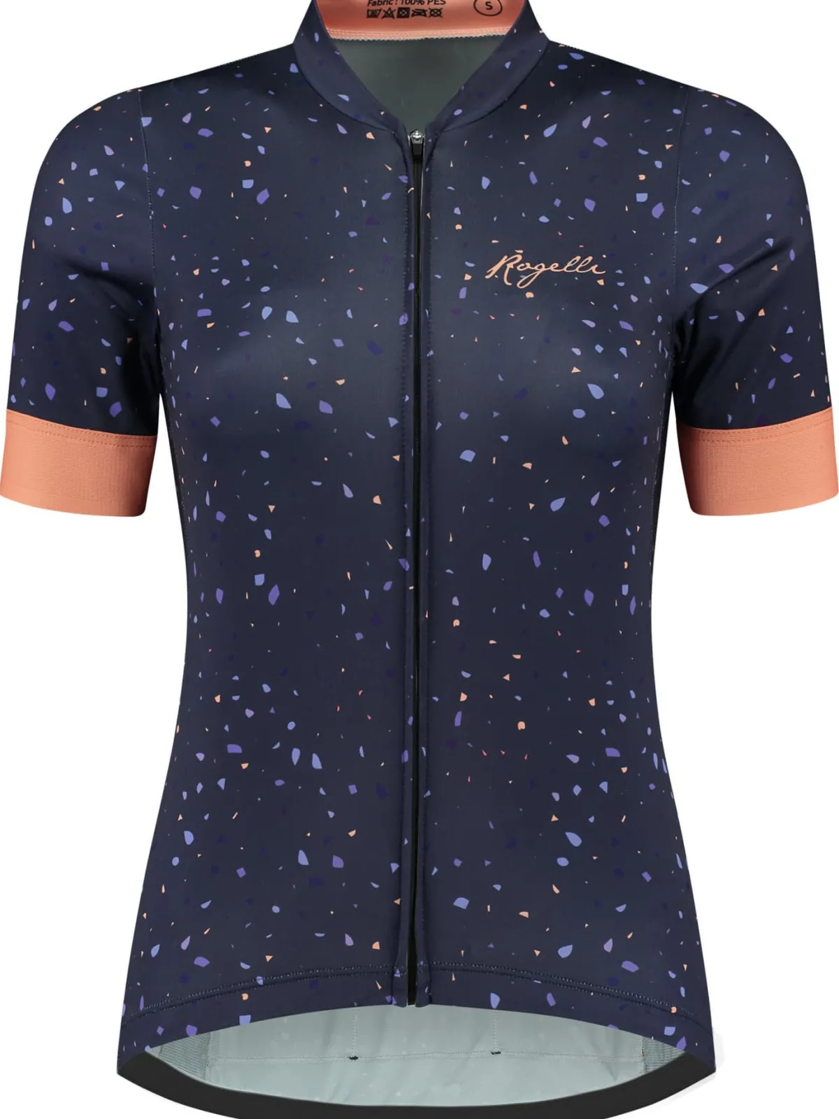 Rogelli Łyżworolki | Wszystkie Produkty<DamskakoszulkarowerowaTERRAZZOzkrótkimrękawem,fioletowo-koralowa