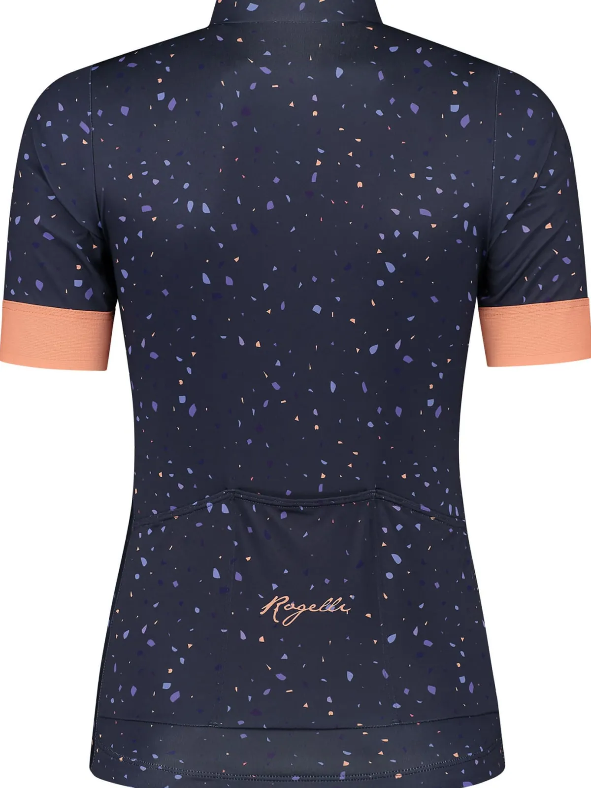 Rogelli Łyżworolki | Wszystkie Produkty<DamskakoszulkarowerowaTERRAZZOzkrótkimrękawem,fioletowo-koralowa