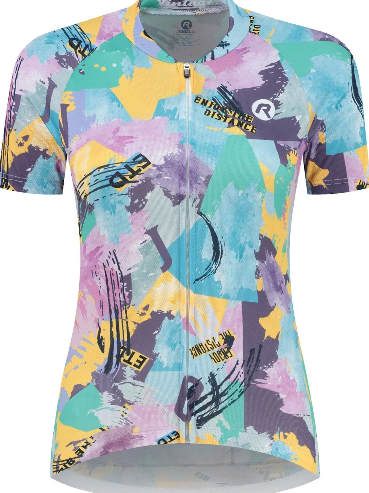 Rogelli Łyżworolki | Wszystkie Produkty<DamskakoszulkarowerowaVINTAGEzkrótkimrękawem,żółto-zielony