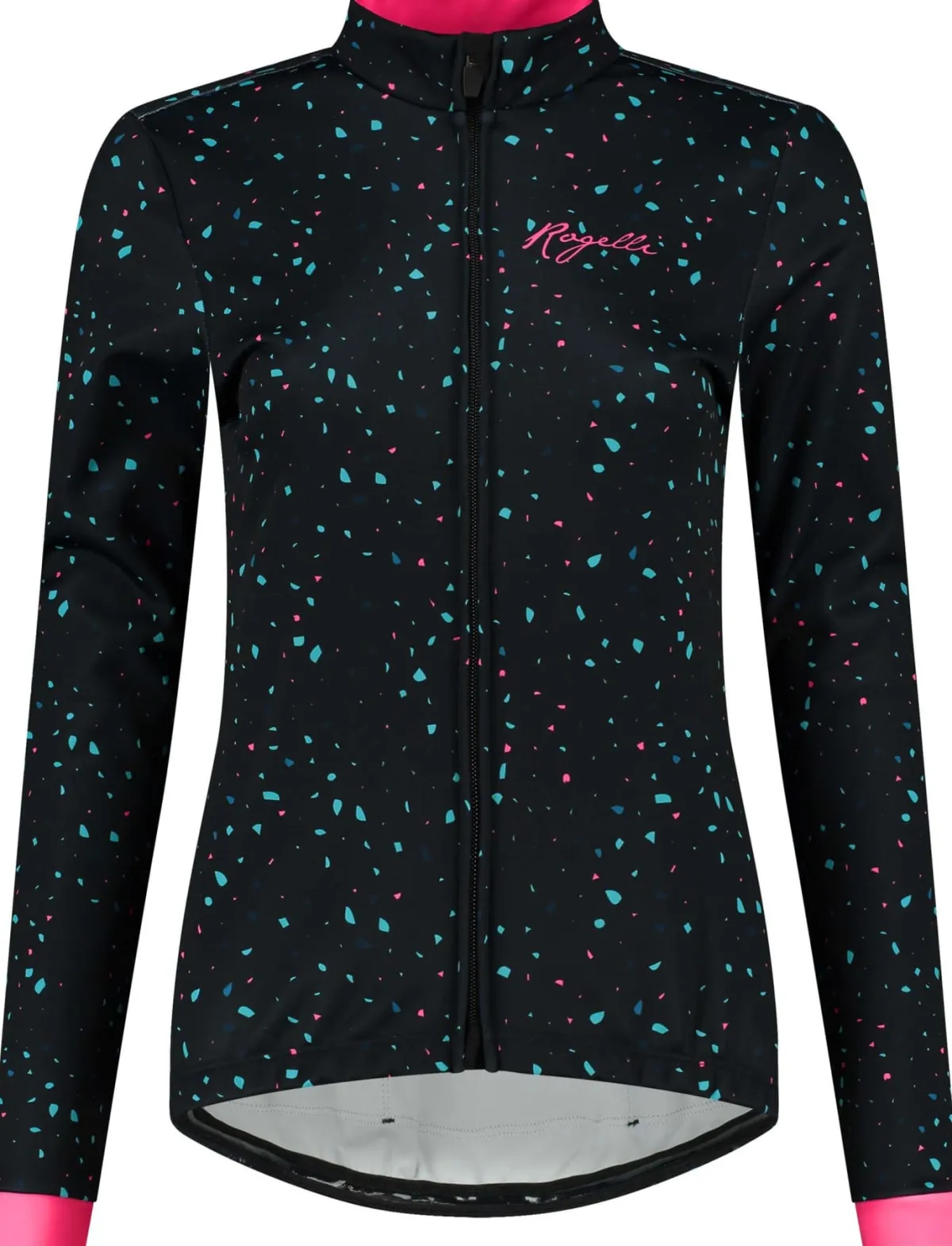 Rogelli Łyżworolki | Wszystkie Produkty<DamskakurtkasoftshellzoddychającympanelemnaplecachTERRAZZO,czarno-niebiesko-różowa