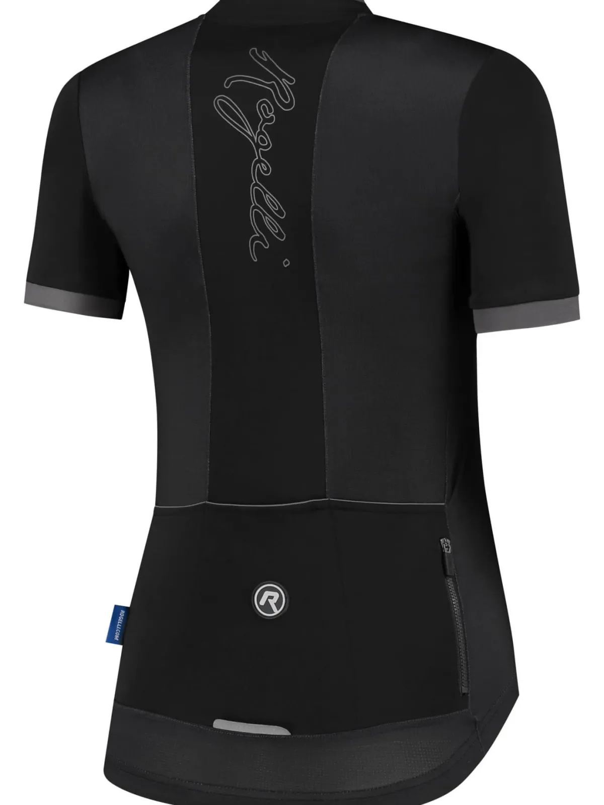 Rogelli Łyżworolki | Wszystkie Produkty<DamskaoddychającakoszulkakolarskaESSENTIALzkrótkimrękawem,czarno-szara