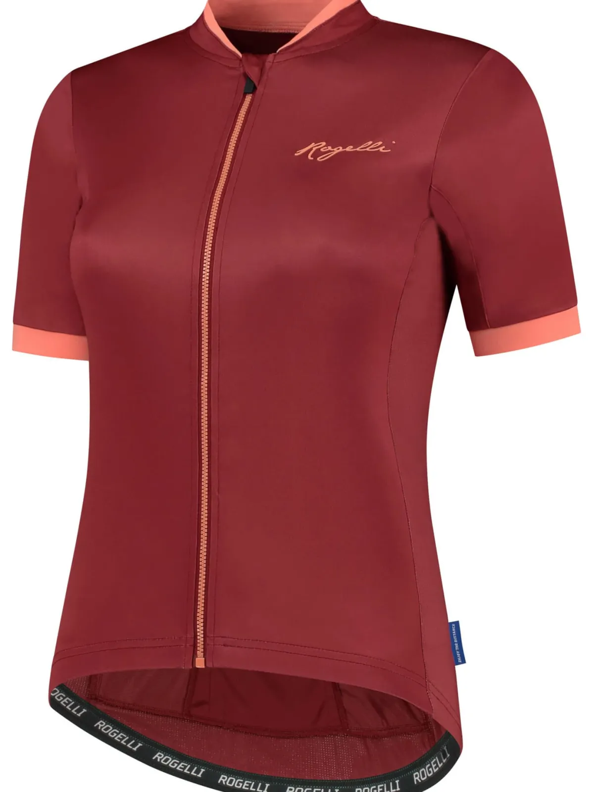 Rogelli Łyżworolki | Wszystkie Produkty<DamskaoddychającakoszulkakolarskaESSENTIALzkrótkimrękawem,czerwono-koralowa