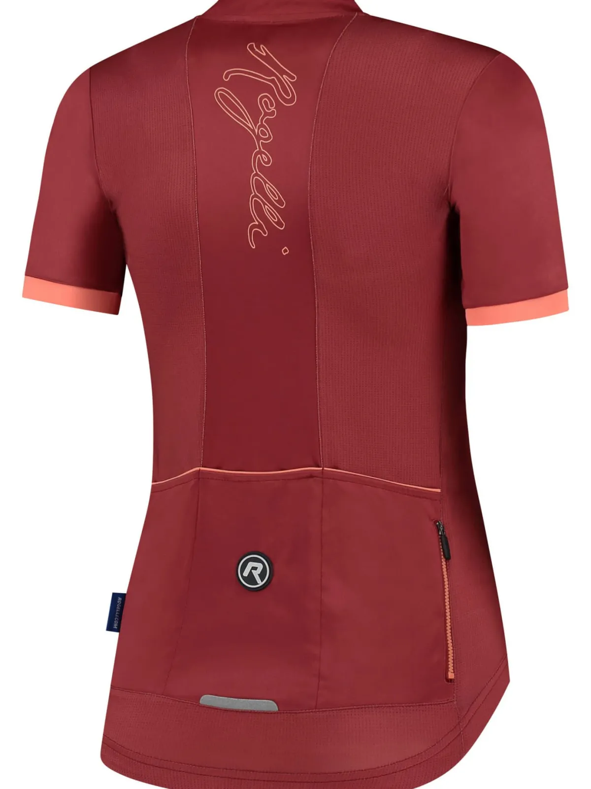 Rogelli Łyżworolki | Wszystkie Produkty<DamskaoddychającakoszulkakolarskaESSENTIALzkrótkimrękawem,czerwono-koralowa