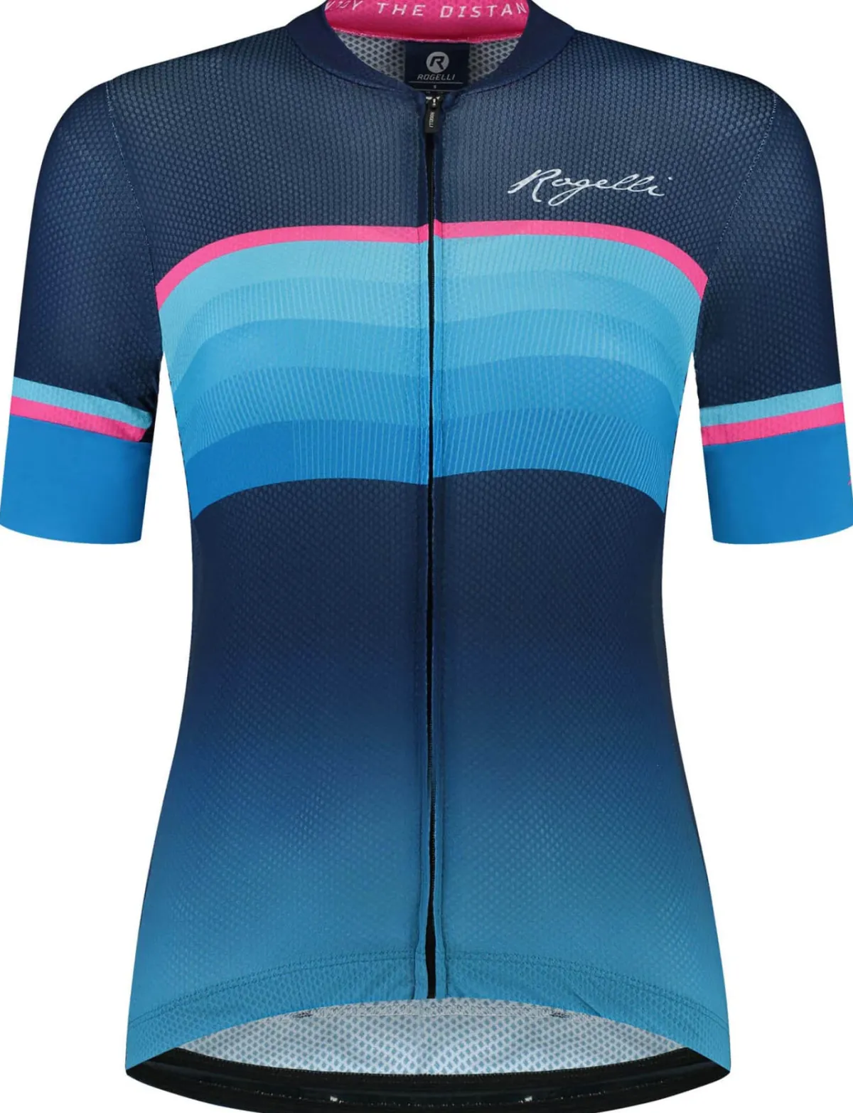 Rogelli Łyżworolki | Wszystkie Produkty<DamskaultralekkakoszulkakolarskaIMPRESSIIzkrótkimirękawami,niebiesko-różowa