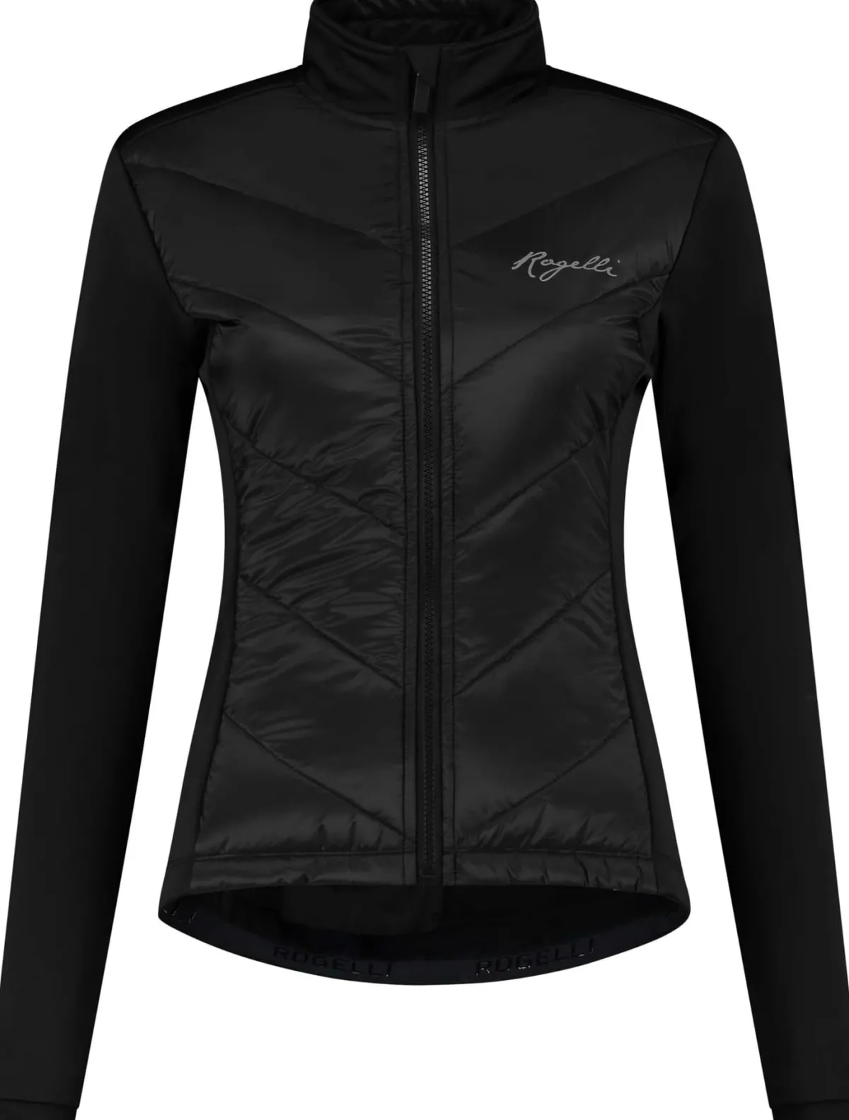 Rogelli Łyżworolki | Wszystkie Produkty<DamskazimowakurtkarowerowazsyntetycznympierzemWADDEDohybrydowejkonstrukcji,czarna