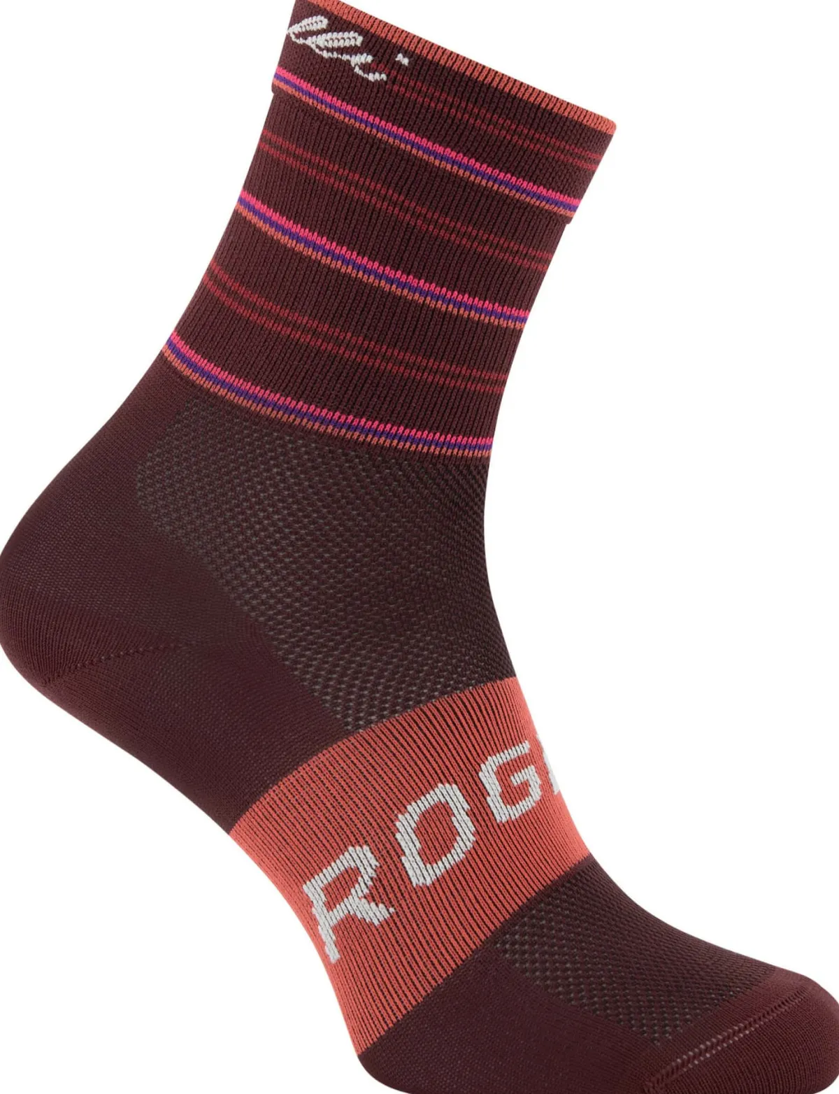 Rogelli Łyżworolki | Wszystkie Produkty<DamskieantybakteryjneskarpetkitermoaktywneSTRIPEzbezszwowąpiętą,winno-różowe