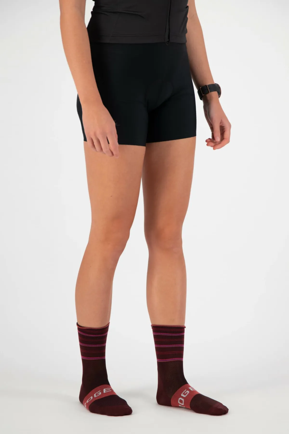 Rogelli Łyżworolki | Wszystkie Produkty<DamskieantybakteryjneskarpetkitermoaktywneSTRIPEzbezszwowąpiętą,winno-różowe