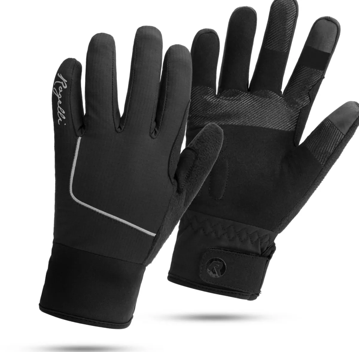 Rogelli Łyżworolki | Wszystkie Produkty<DamskienieprzemakalnezimowerękawiczkiESSENTIALśrednioocieplane,czarne