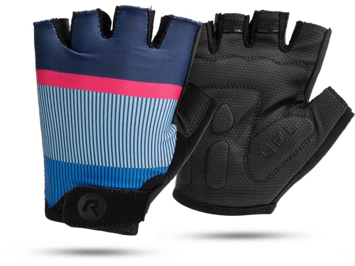 Rogelli Łyżworolki | Wszystkie Produkty<DamskierękawiczkiroweroweIMPRESSII,niebiesko-różowe