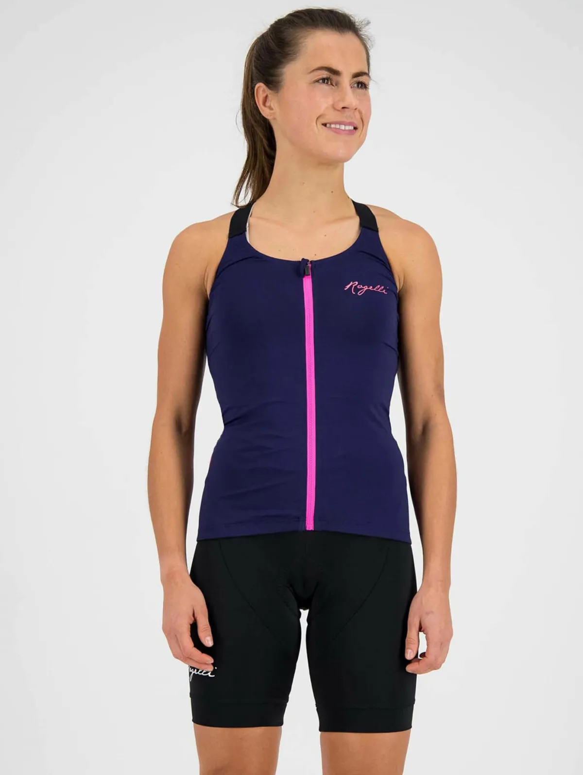 Rogelli Łyżworolki | Wszystkie Produkty<DamskikompletrowerowyTWIST,niebiesko-różowy