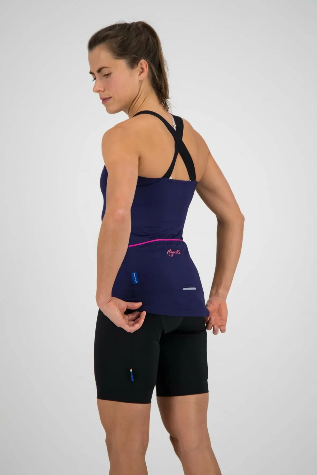 Rogelli Łyżworolki | Wszystkie Produkty<DamskikompletrowerowyTWIST,niebiesko-różowy