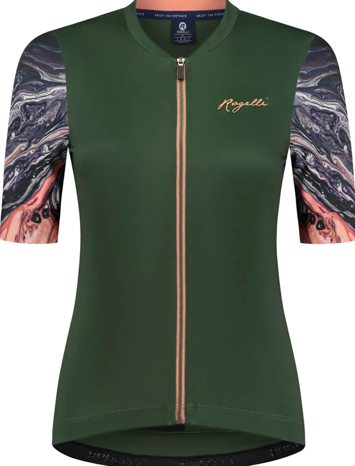 Rogelli Łyżworolki | Wszystkie Produkty<EleganckadamskakoszulkakolarskaLIQUIDzkrótkimirękawami,khaki-koral