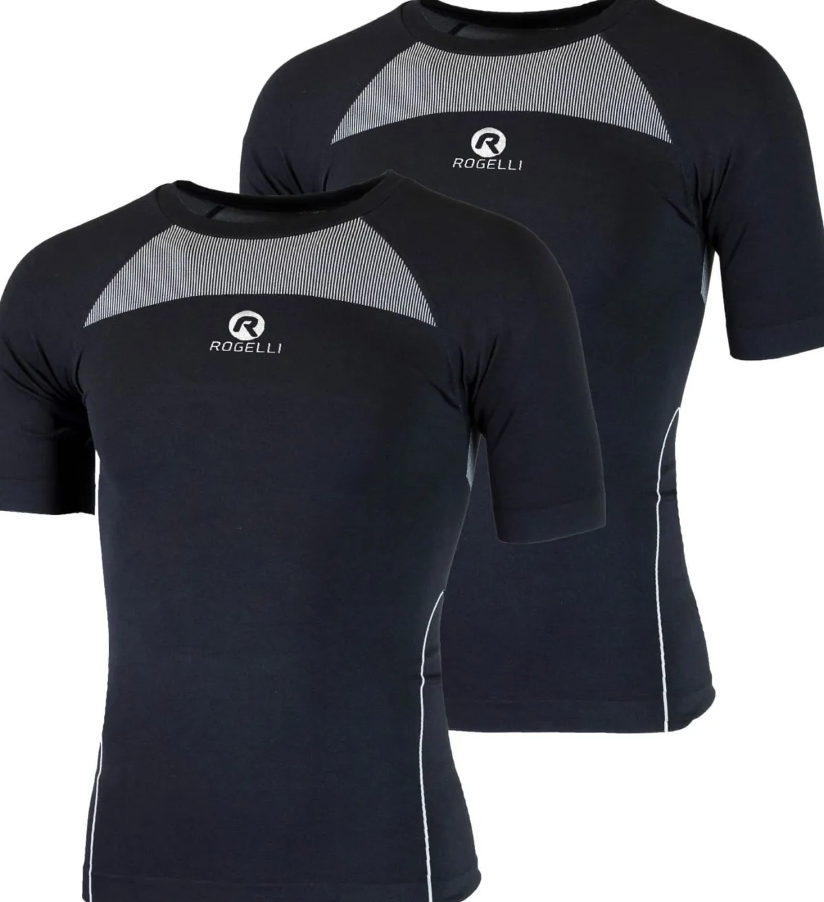 Rogelli Łyżworolki | Wszystkie Produkty<FunkcjonalnekoszulkiCOREzkrótkimrękawem-2sztukiwopakowaniu,czarne