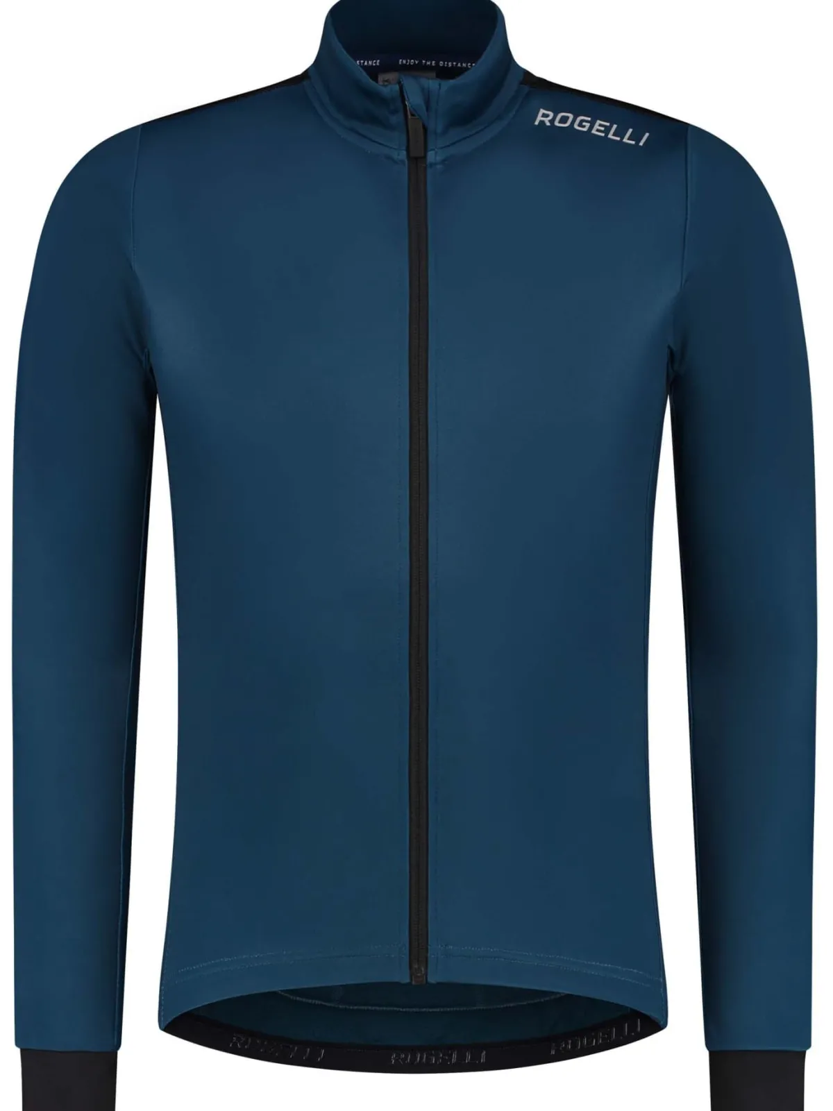 Rogelli Kolarstwo | DUŻE Rozmiary<KoszulkarowerowaCOREzoddychającymibokamiidługimrękawem,ciemnoniebieska