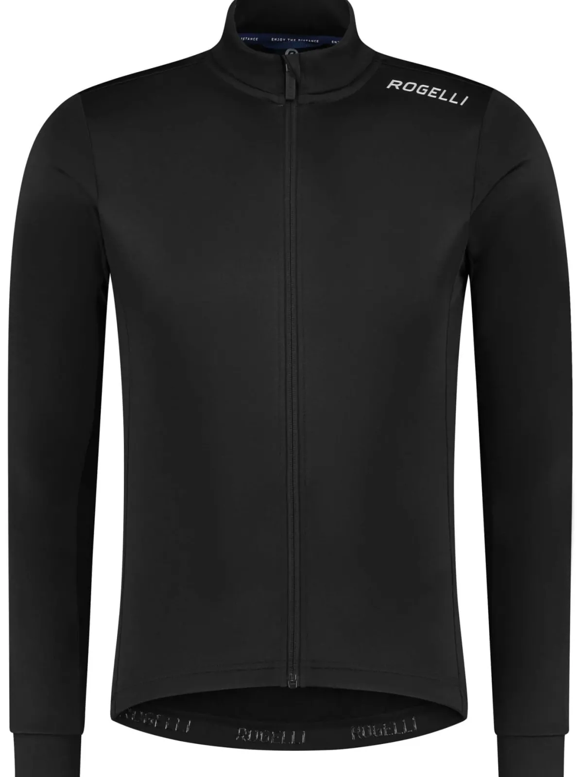 Rogelli Kolarstwo | DUŻE Rozmiary<KoszulkarowerowaCOREzoddychającymibokamiidługimrękawem,czarna