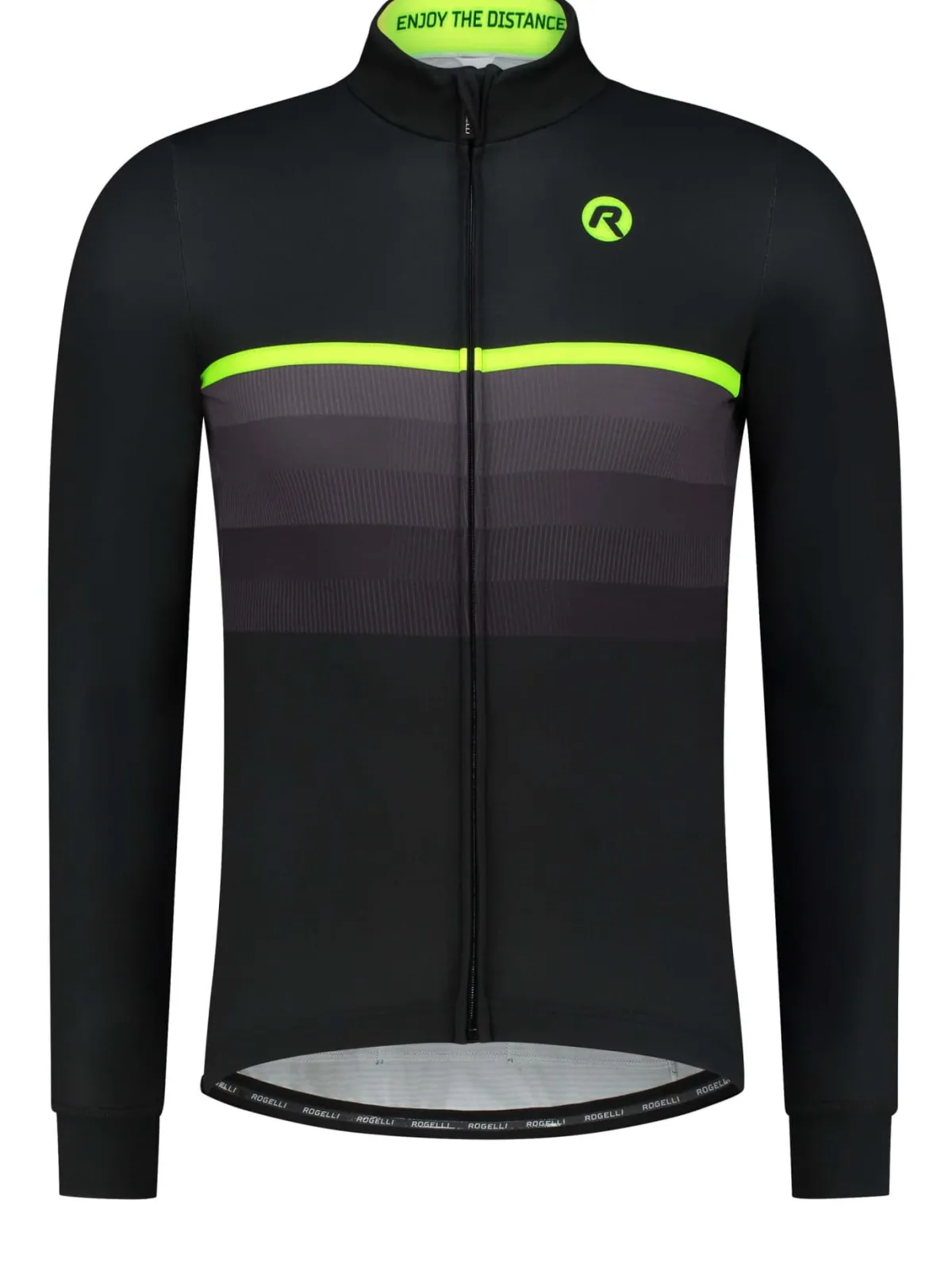 Rogelli Łyżworolki | Wszystkie Produkty<KoszulkarowerowaHEROIIzdługimrękawem,czarno-szaro-odblaskowozółta