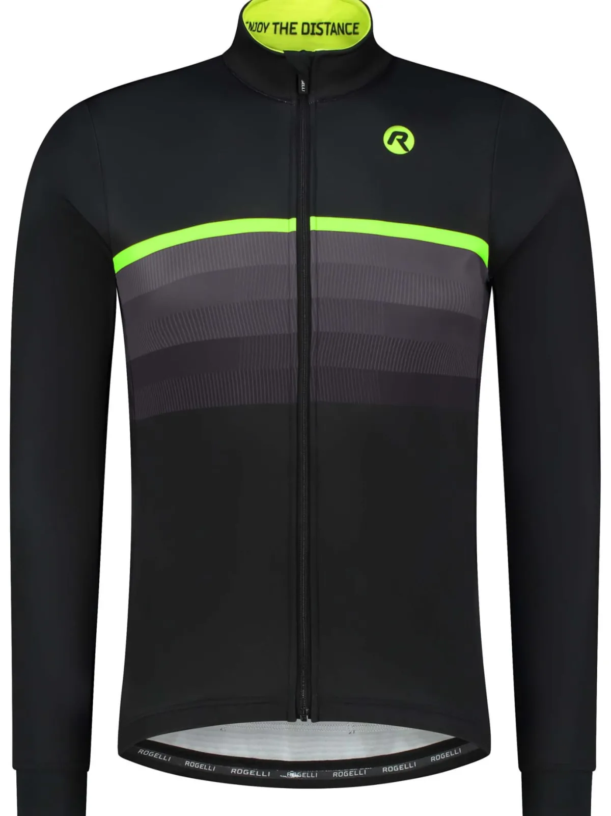 Rogelli Łyżworolki | Wszystkie Produkty<KurtkarowerowasoftshellzoddychającątylnączęściąHEROII,czarno-szaro-żółtaodblaskowa