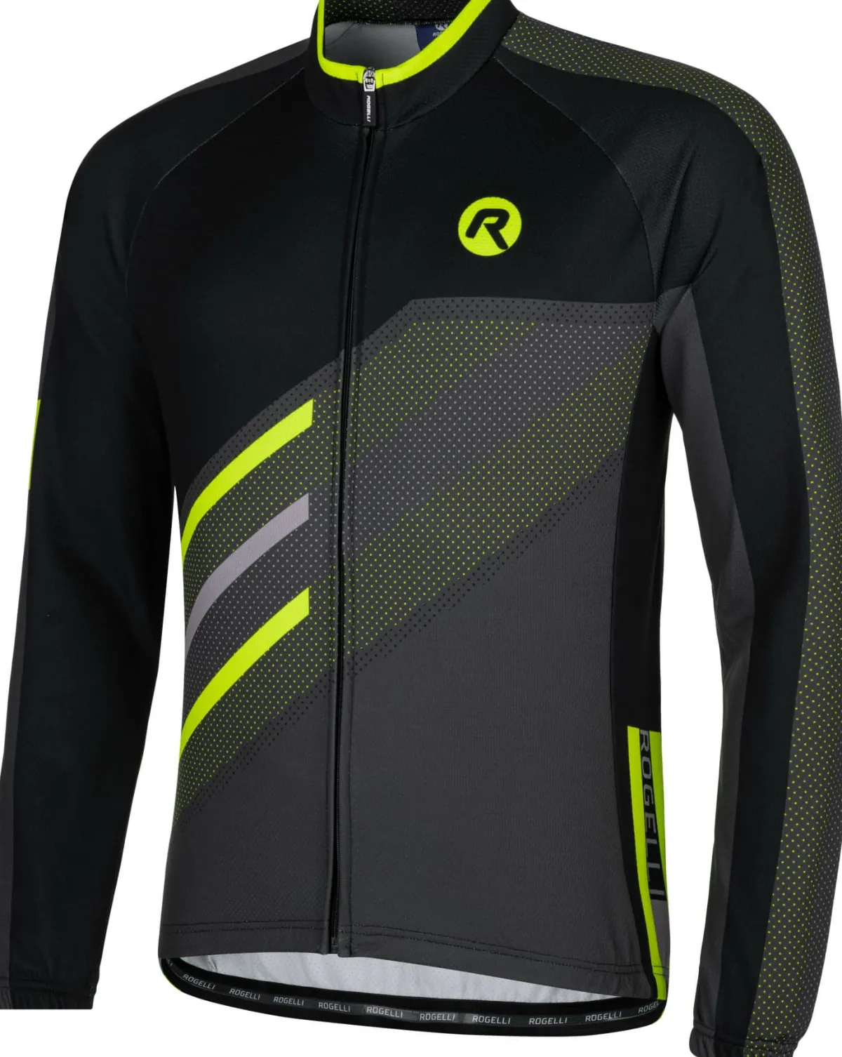 Rogelli Łyżworolki | Wszystkie Produkty<LuźnakoszulkarowerowaTEAM2.0zdługimrękawem,czarno-odblaskowożółta