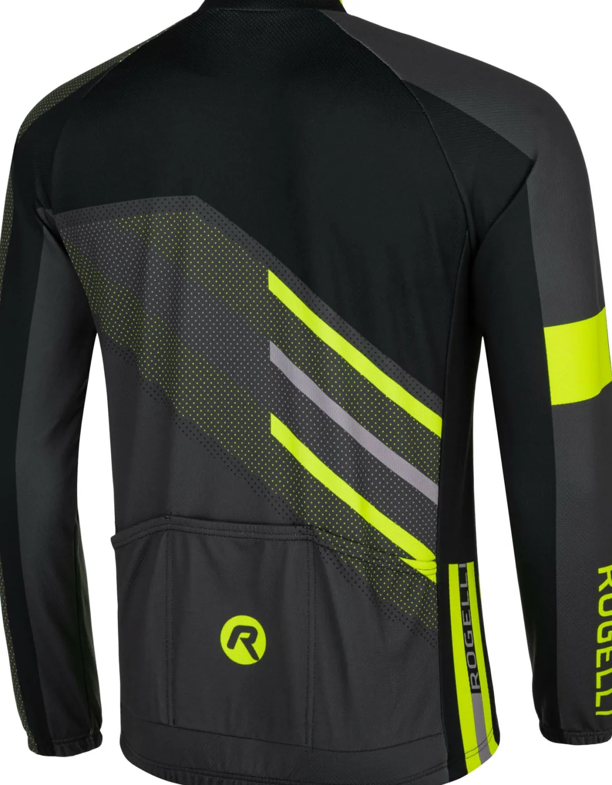 Rogelli Łyżworolki | Wszystkie Produkty<LuźnakoszulkarowerowaTEAM2.0zdługimrękawem,czarno-odblaskowożółta