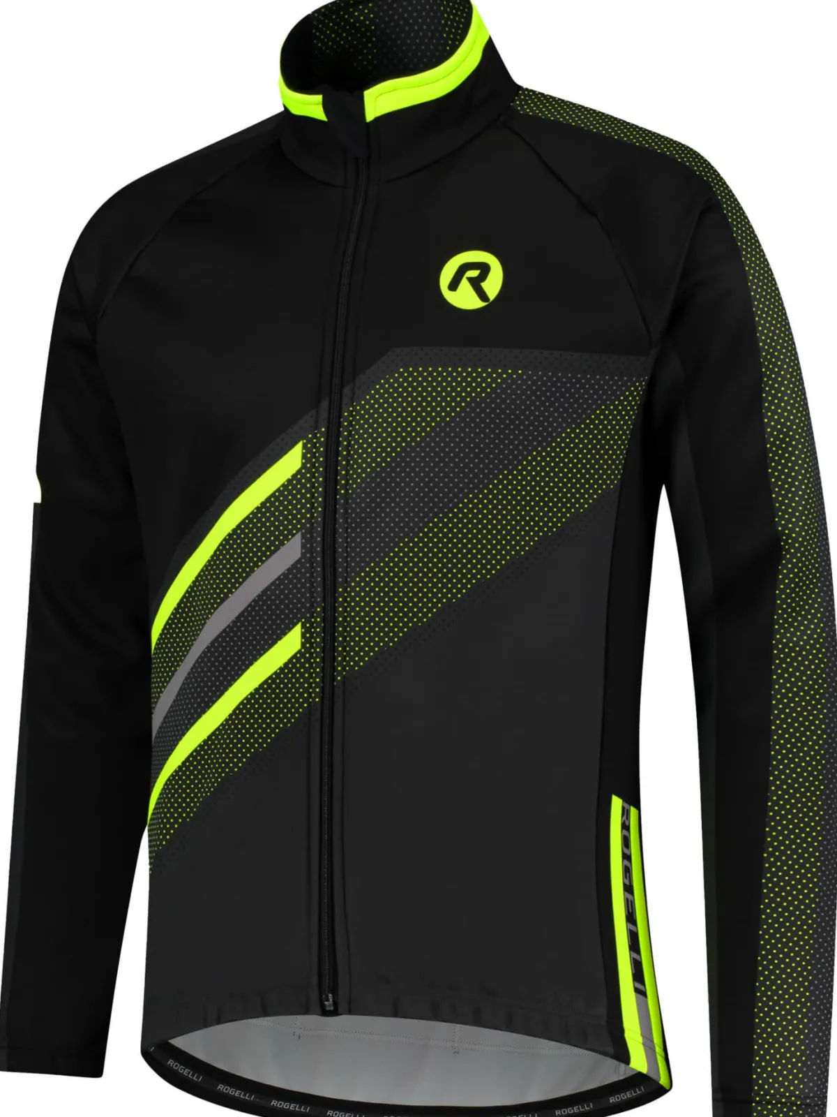 Rogelli Łyżworolki | Wszystkie Produkty<MembranowakurtkaTEAM2.0,czarno-odblaskowożółta