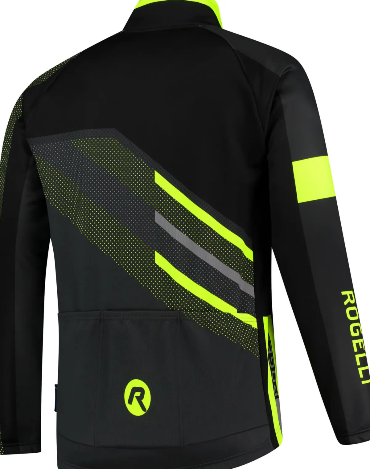 Rogelli Łyżworolki | Wszystkie Produkty<MembranowakurtkaTEAM2.0,czarno-odblaskowożółta