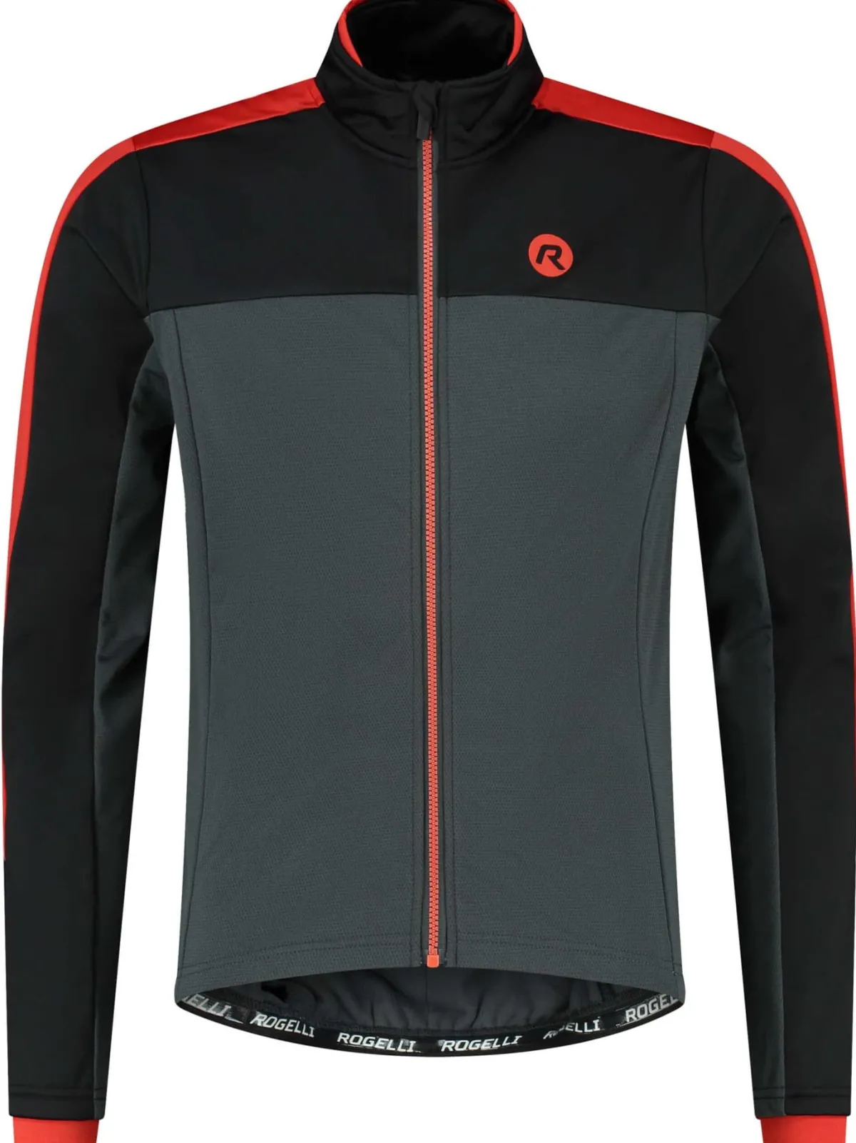 Rogelli Łyżworolki | Wszystkie Produkty<MocnoocieplonakurtkazimowaFREEZE,szaro-czarno-czerwona