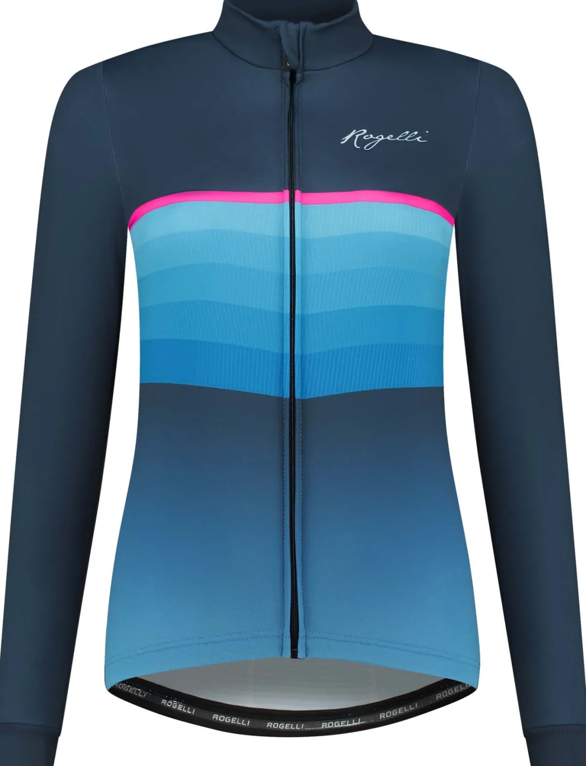 Rogelli Łyżworolki | Wszystkie Produkty<OcieplanadamskabluzarowerowaIMPRESSIIzdługimrękawem,niebiesko-różowa