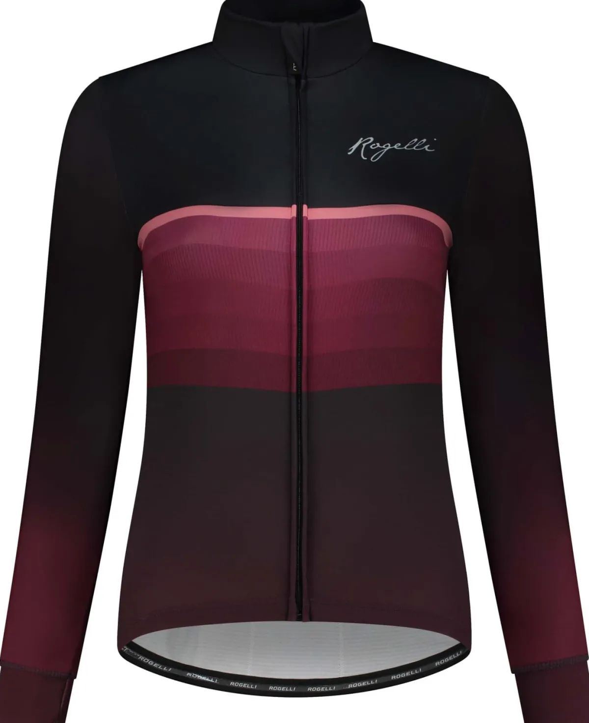 Rogelli Łyżworolki | Wszystkie Produkty<OcieplanadamskabluzarowerowaIMPRESSIIzdługimrękawem,purpurowo-różowa