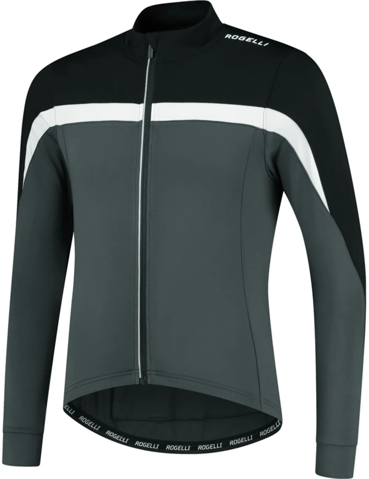 Rogelli Łyżworolki | Wszystkie Produkty<OcieplanakoszulkarowerowaCOURSEzdługimrękawem,czarno-szaro-biała