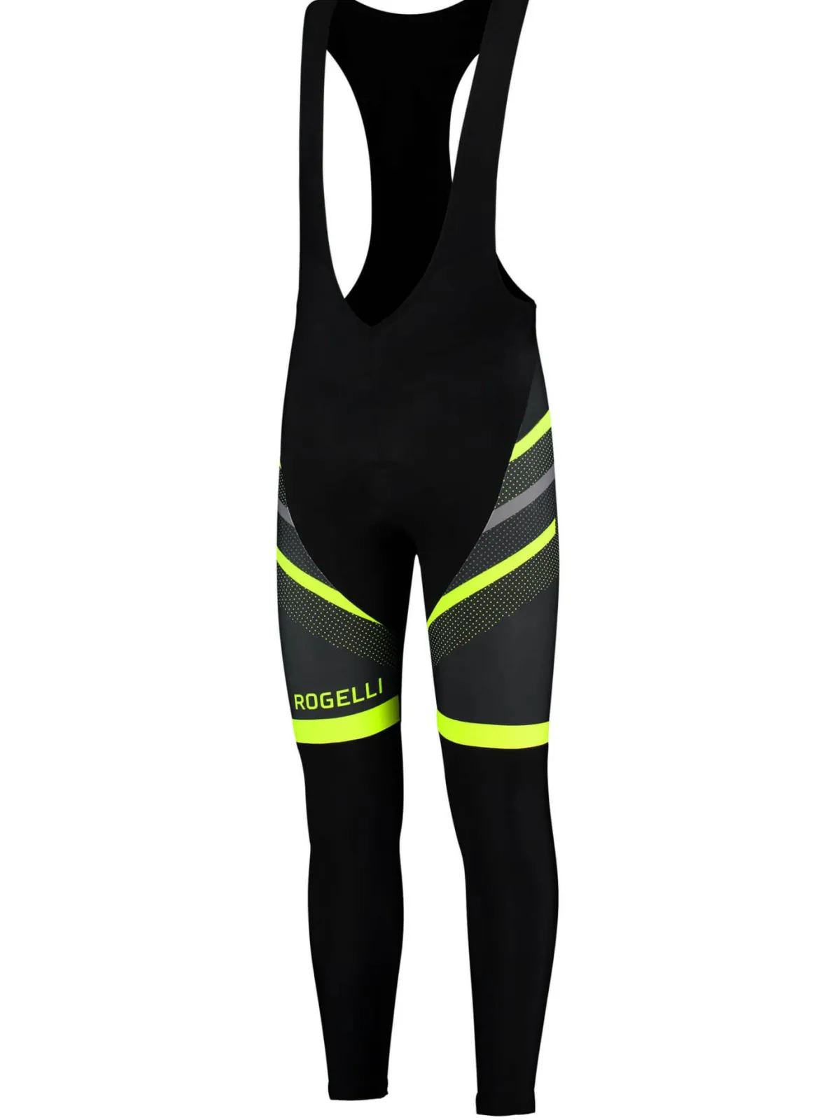 Rogelli Łyżworolki | Wszystkie Produkty<OcieplanespodnieroweroweTEAM2.0zwkładkążelową,czarno-odblaskowożółte