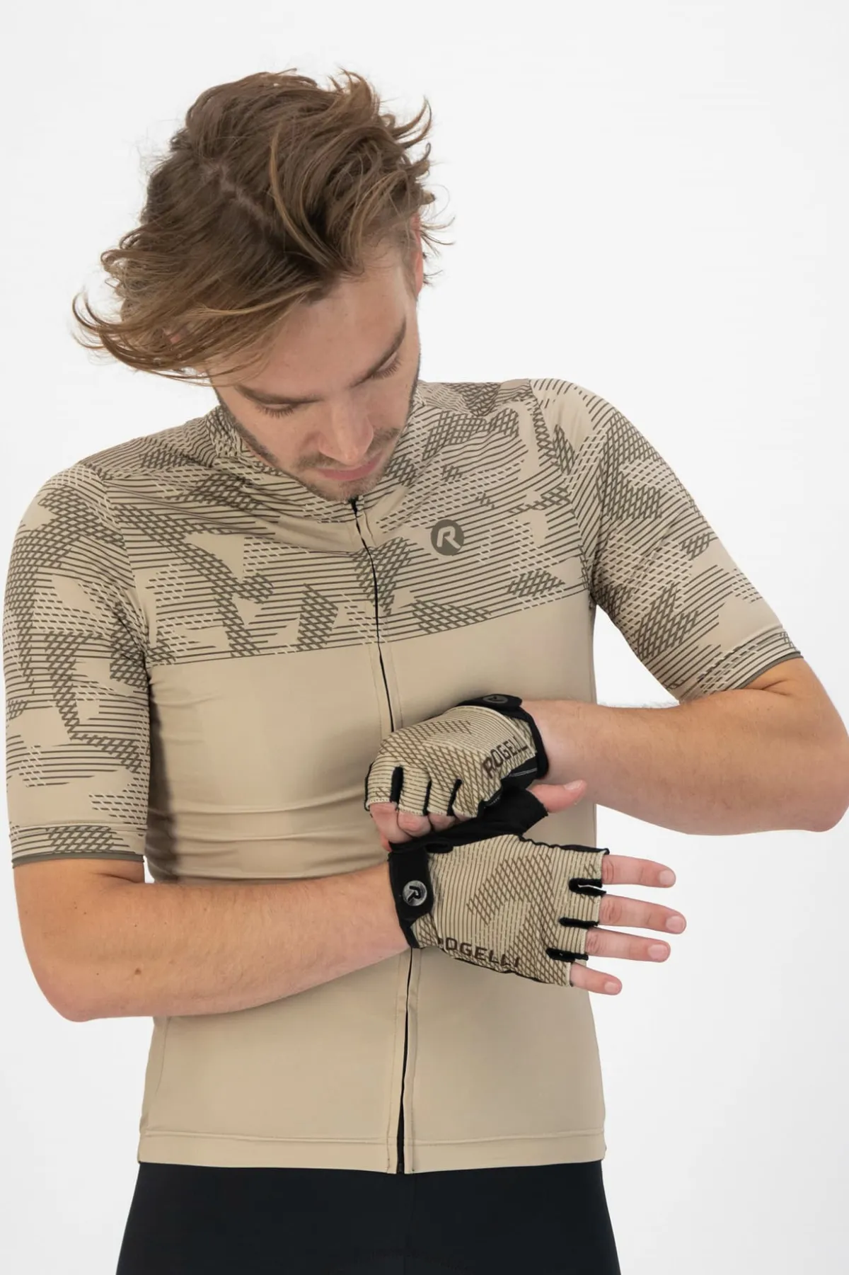 Rogelli Łyżworolki | Wszystkie Produkty<RękawiczkiroweroweCAMO,beżowe