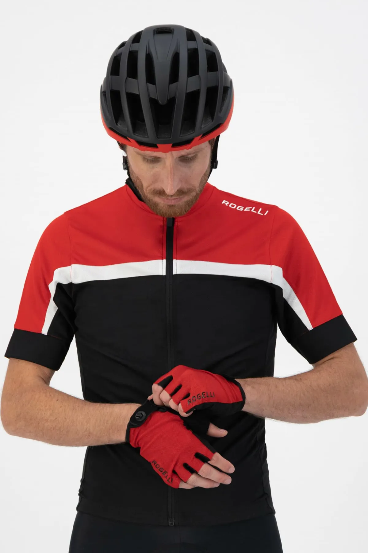 Rogelli Łyżworolki | Wszystkie Produkty<RękawiczkiroweroweCORE,czerwone