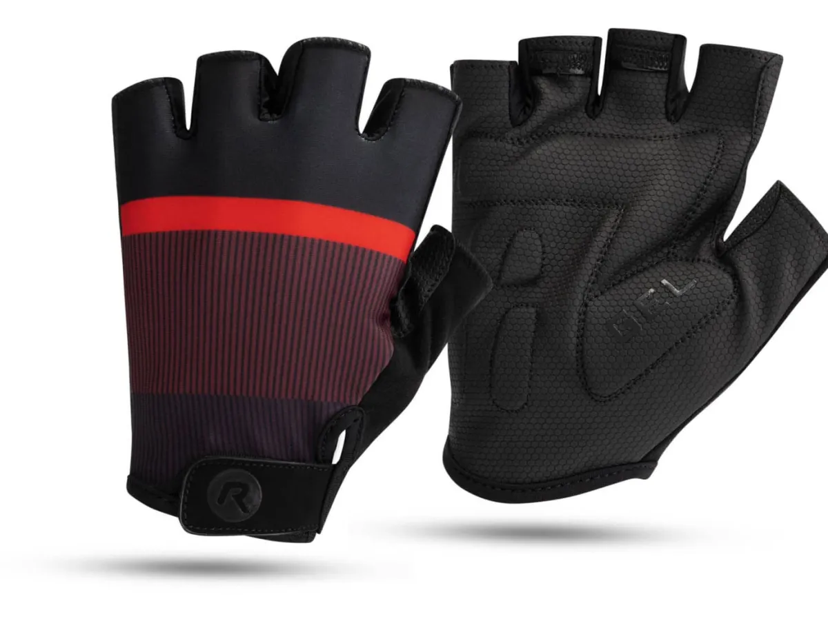 Rogelli Łyżworolki | Wszystkie Produkty<RękawiczkiroweroweHEROII,czarno-czerwone