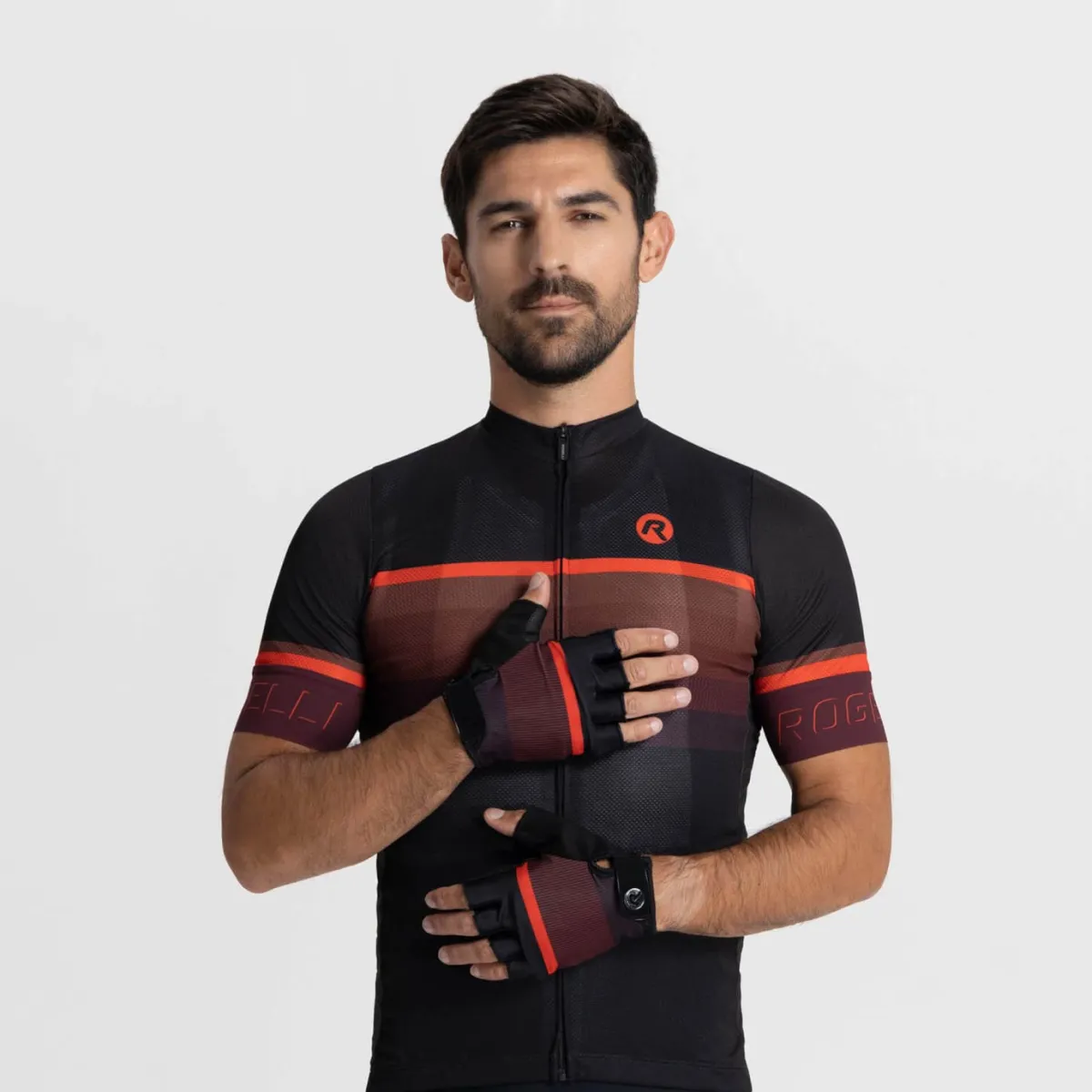 Rogelli Łyżworolki | Wszystkie Produkty<RękawiczkiroweroweHEROII,czarno-czerwone