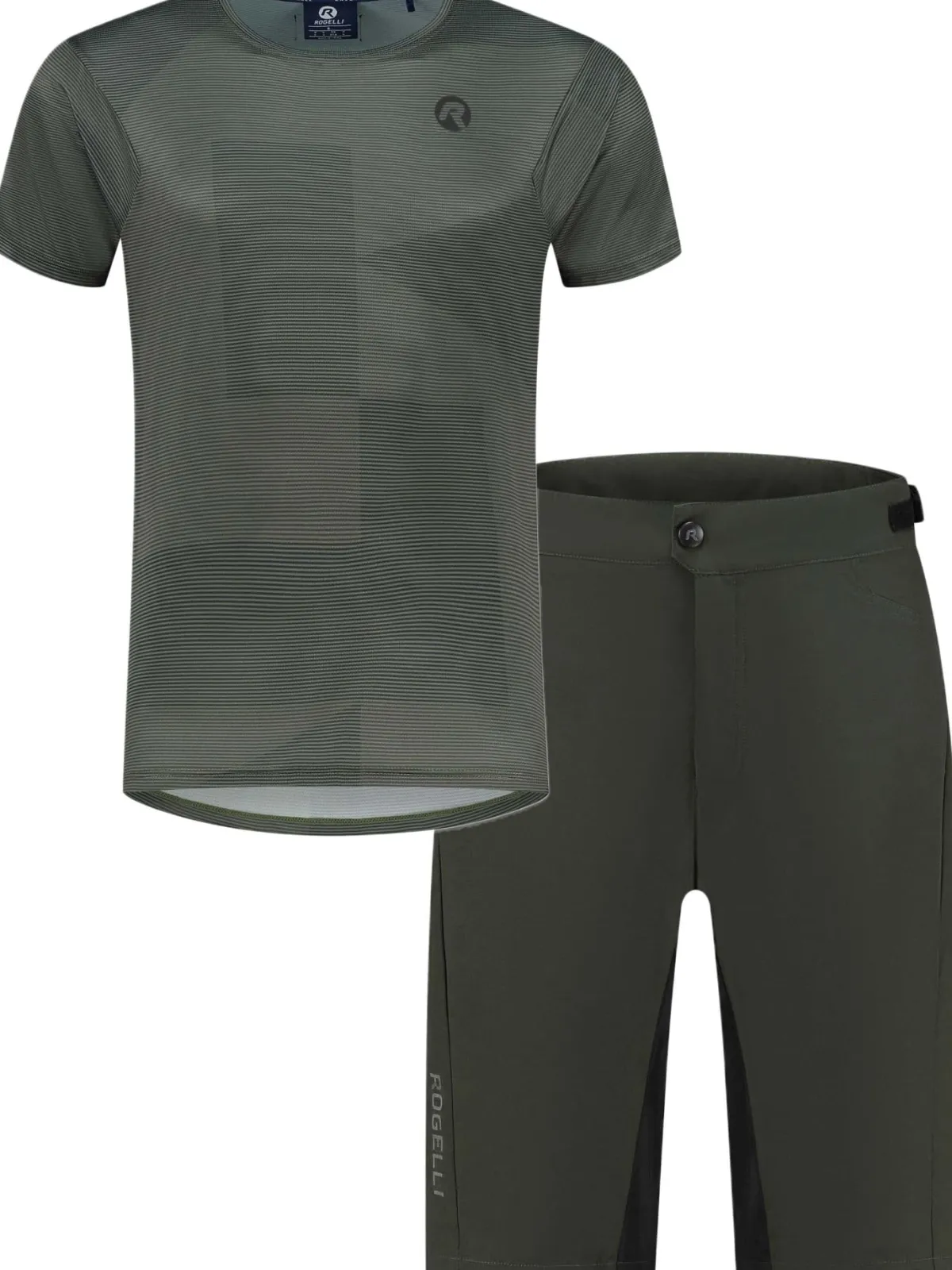 Rogelli Łyżworolki | Wszystkie Produkty<ADVNTRCOREzestawrowerowyoffroadzkrótkimrękawem,khaki