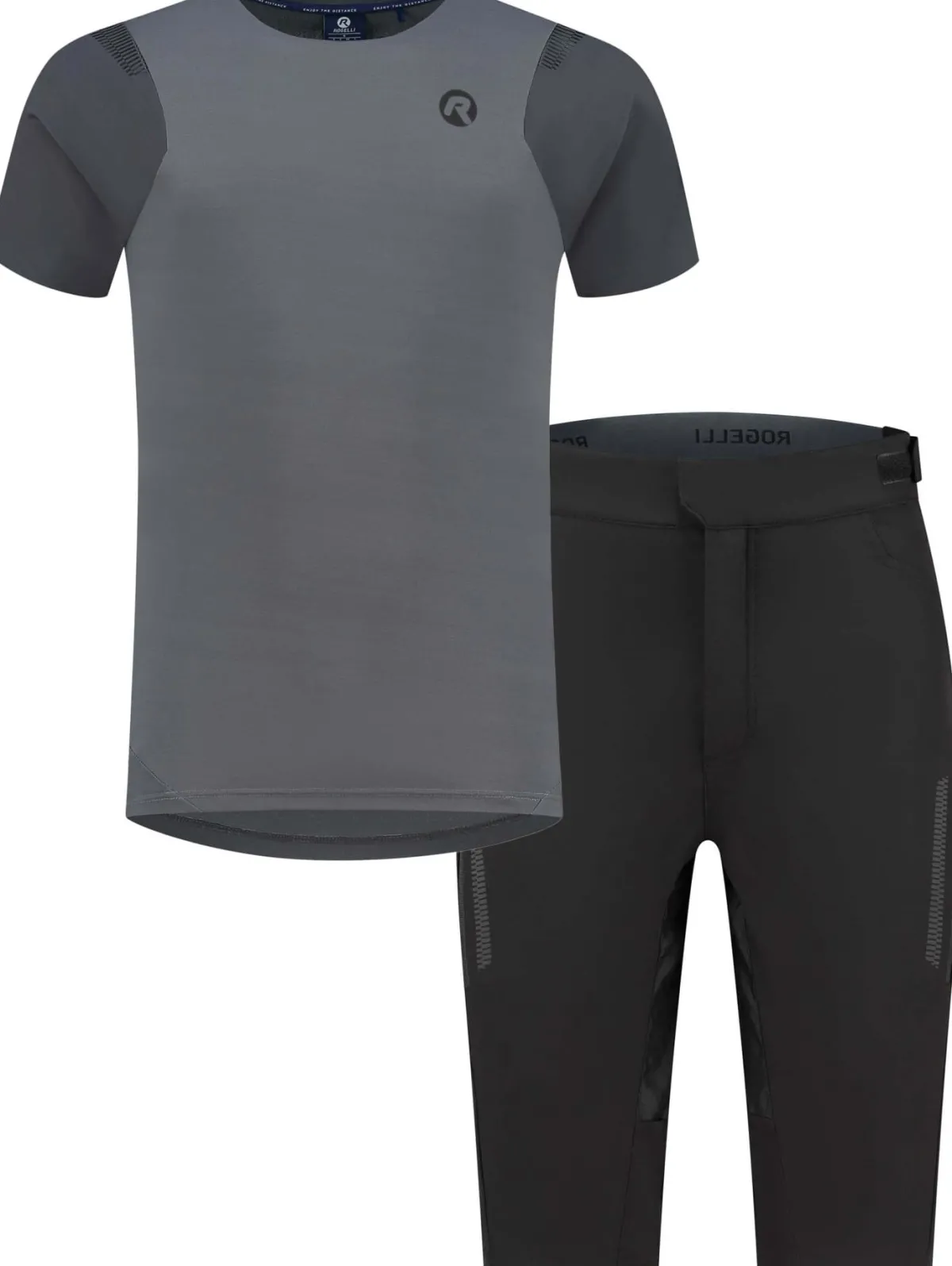 Rogelli Łyżworolki | Wszystkie Produkty<ADVNTRDISTANCEzestawMTBrowerowykrótkirękaw,szary