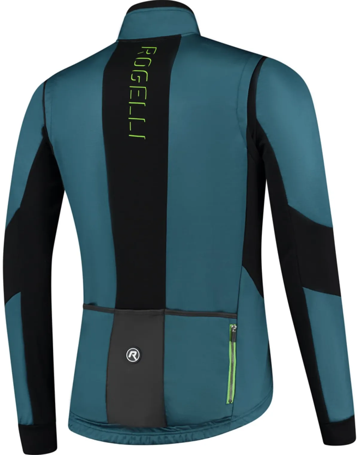 Rogelli Łyżworolki | Wszystkie Produkty<SoftshellowakurtkarowerowaBRAVEzoddychającymipanelami,niebiesko-czarno-zielona