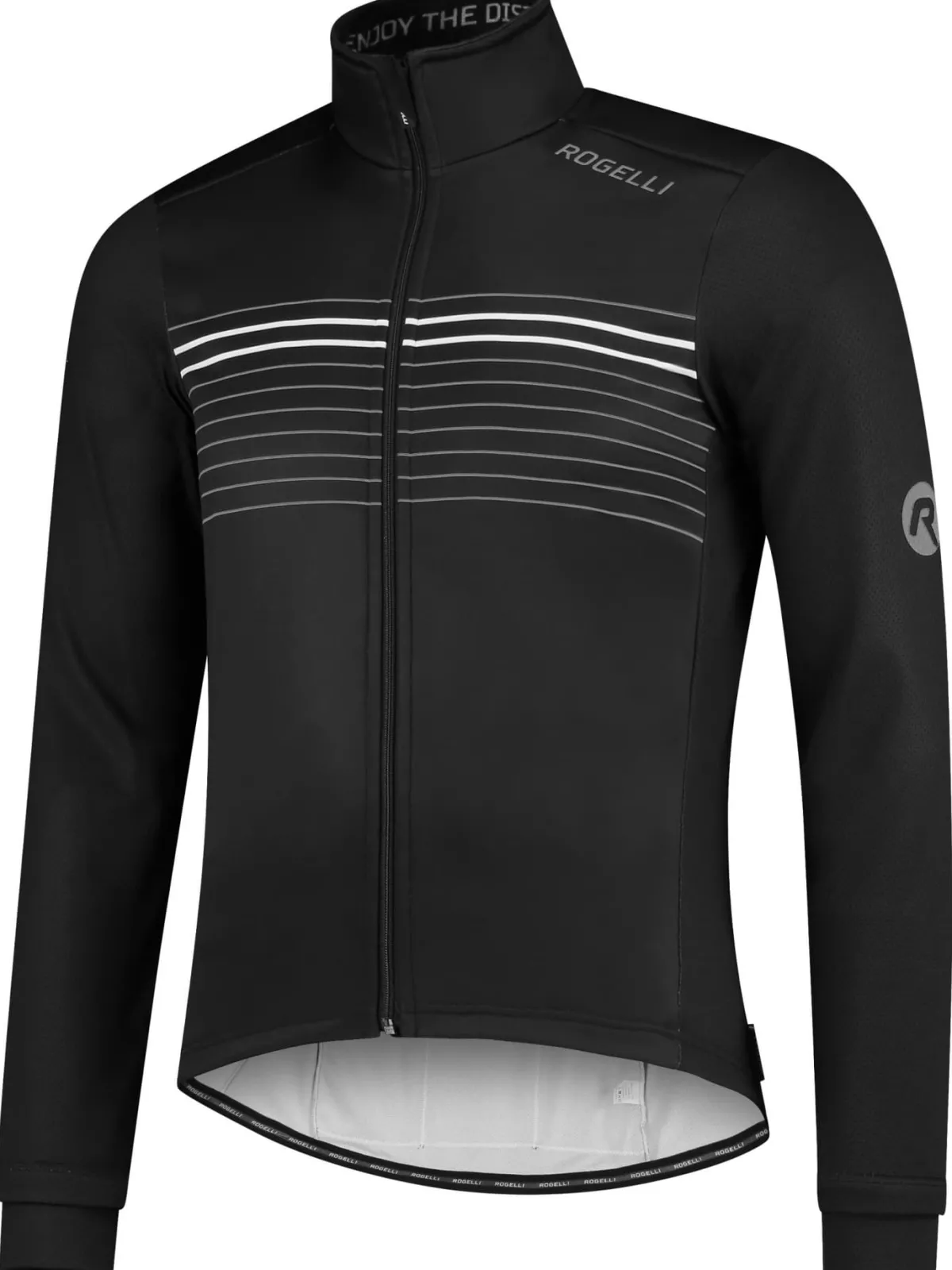 Rogelli Łyżworolki | Wszystkie Produkty<SoftshellowakurtkarowerowaKALONzoddychającymirękawamiitylnączęścią,czarno-biała