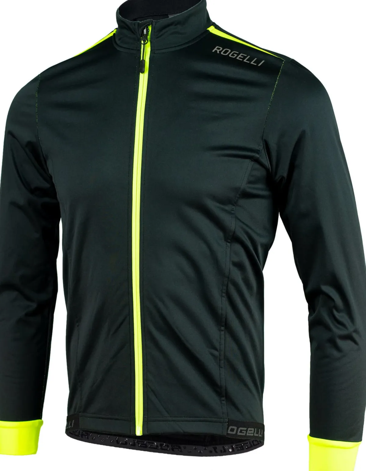 Rogelli Łyżworolki | Wszystkie Produkty<SoftshellowakurtkazoddychającymtylnimpanelemCORE,czarna-odblaskoważółta