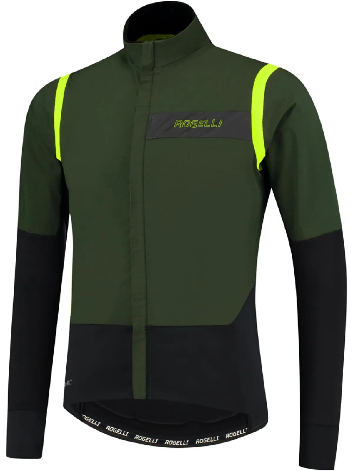 Rogelli Łyżworolki | Wszystkie Produkty<UltralekkakurtkarowerowaINFINITEbezocieplenia,khaki-czarno-odblaskowożółta