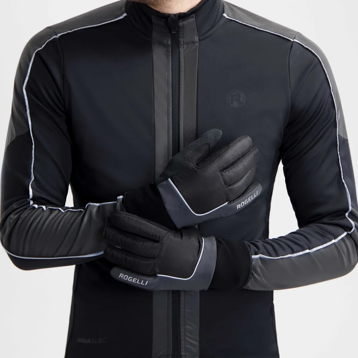 Rogelli Łyżworolki | Wszystkie Produkty<WodoodpornerękawiczkikolarskieESSENTIALHIVIS,czarne