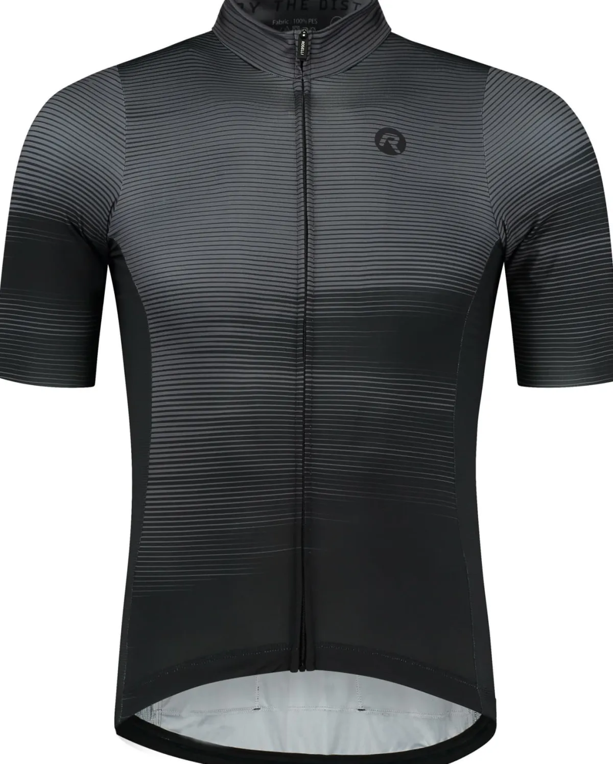 Rogelli Wyprzedaż | Wyprzedaż<WysokiejjakościkoszulkarowerowaGLITCH,czarno-szara